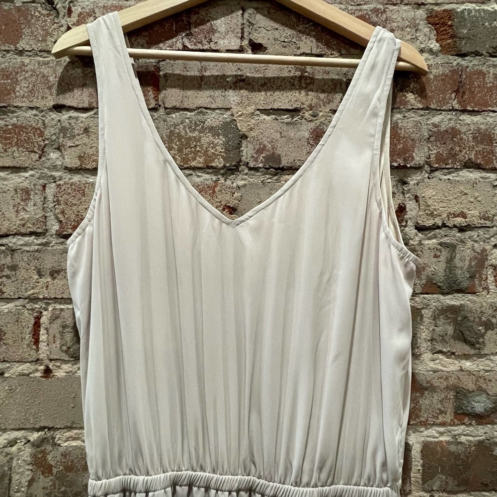 NEW Show Me Your Mumu Kendall‎ Maxi Dress Show Me The Ring Crisp Beige Size XL - Picture 6 of 12